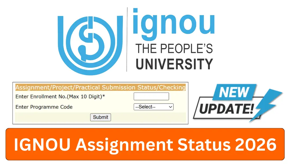 IGNOU Assignment Status 2026